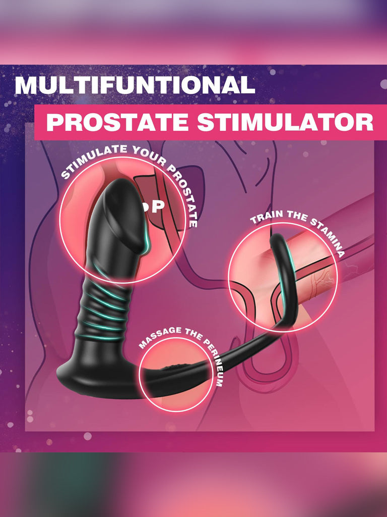 The DUO Remote Anal Plug and Cock Ring