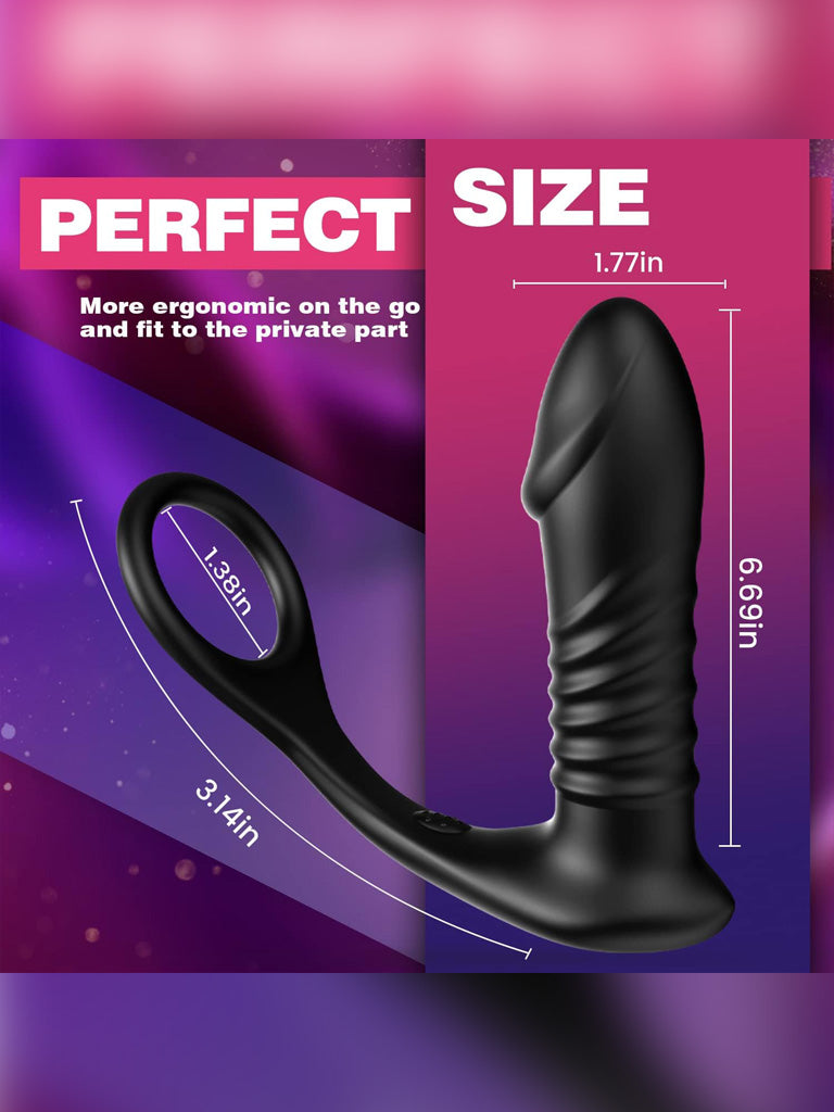 DUO Remote Anal Plug and Cock Ring